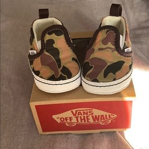 Size 2 camouflage baby Vans